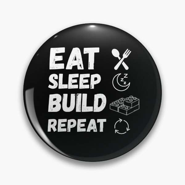 Item preview, Eat Sleep Build Repeat Building Bricks Blocks Family Matching  designed and sold by AmeliaShirts.