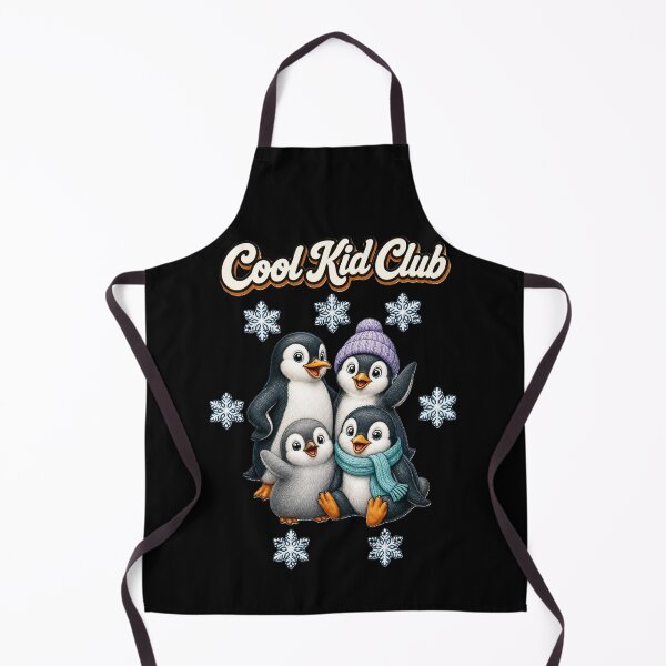 Item preview, Cute Penguin Club – Cool Kid Club Cartoon Winter Design with Snowflakes designed and sold by Cartoon art with a purpose ❤️ Supporting Althea’s friends .