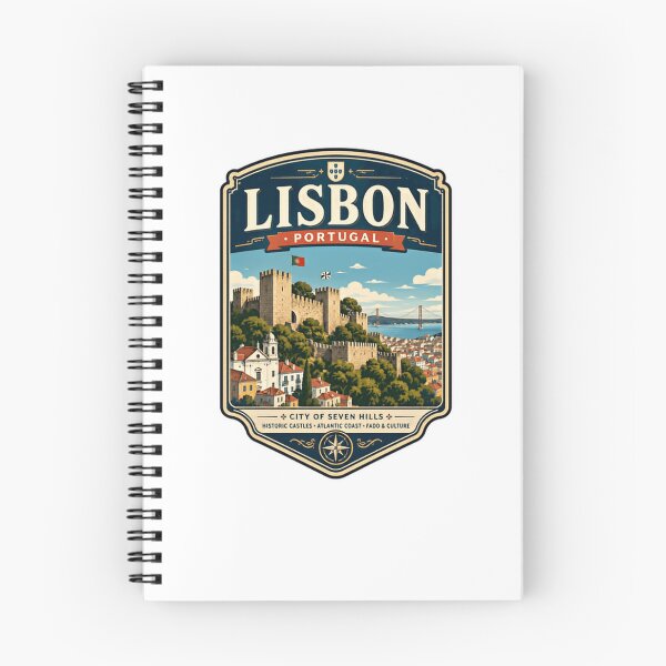 Item preview, Lisbon Portugal City Of Seven Hills Historic Castles Atlantic Coast Fado & Culture Travel Souvenir designed and sold by Star3NowForMe.