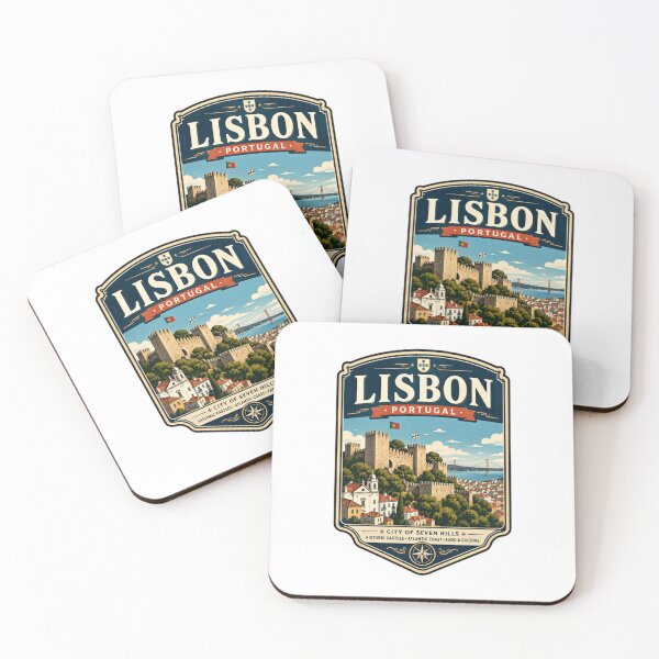 Item preview, Lisbon Portugal City Of Seven Hills Historic Castles Atlantic Coast Fado & Culture Travel Souvenir designed and sold by Star3NowForMe.