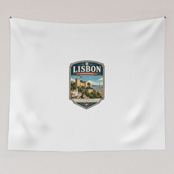 Item preview, Lisbon Portugal City Of Seven Hills Historic Castles Atlantic Coast Fado & Culture Travel Souvenir designed and sold by Star3NowForMe.