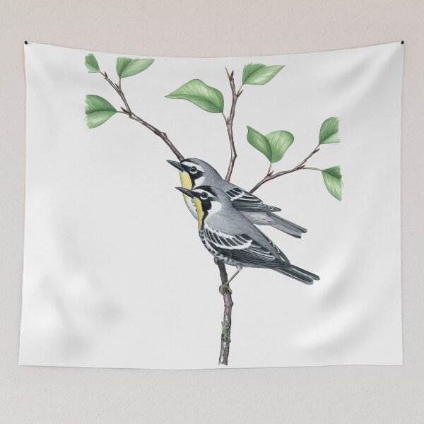 Item preview, Yellow-throated Warbler (Setophaga dominica)  designed and sold by JadaFitch.