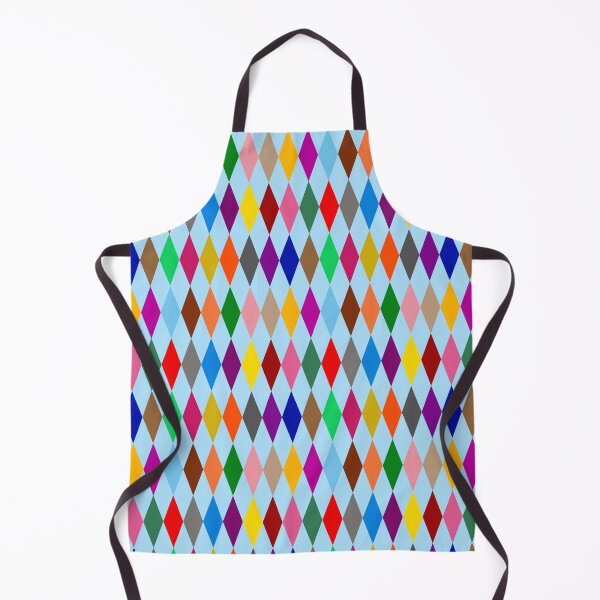 Item preview, Colorful Harlequin Diamonds Design Light Blue designed and sold by PatternTitan.