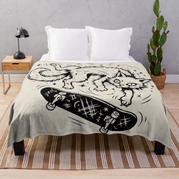 Item preview, Cat Skateboard 2000s Aesthetic Vintage Graphic designed and sold by Colorfulman.