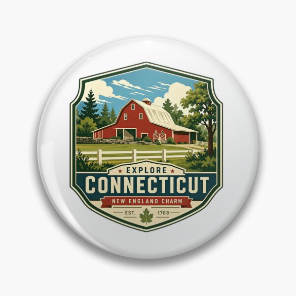 Item preview, Explore Connecticut New England Charm Est. 1788 State Resident Travel Souvenir designed and sold by Simsimah26Parks.