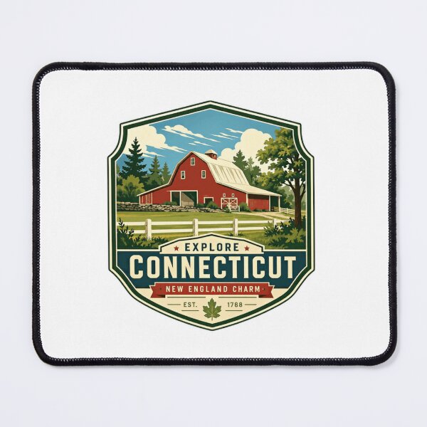 Item preview, Explore Connecticut New England Charm Est. 1788 State Resident Travel Souvenir designed and sold by Simsimah26Parks.