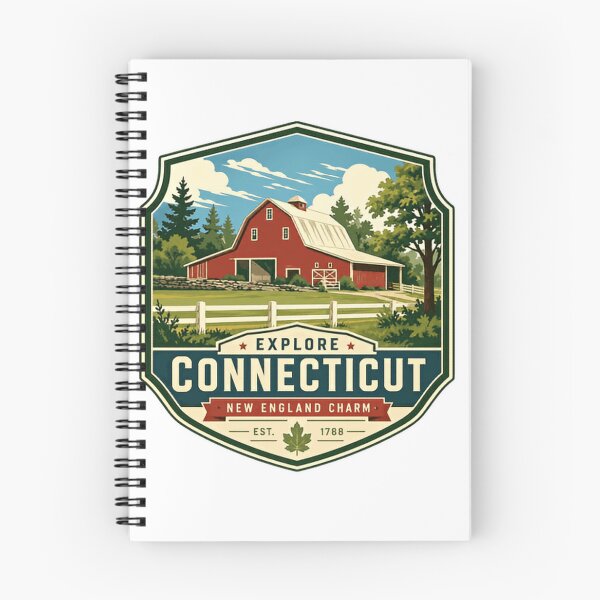 Item preview, Explore Connecticut New England Charm Est. 1788 State Resident Travel Souvenir designed and sold by Simsimah26Parks.