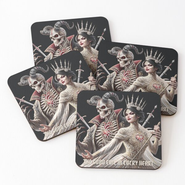 Item preview, Dark Queen With Horned Skeleton designed and sold by Voodoo Store Paranormal Collections.