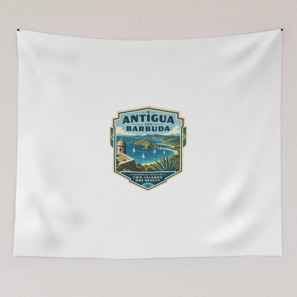 Item preview, Antigua And Barbuda Caribbean Paradise Two Islands One Beauty Travel Souvenir designed and sold by Simsimah26Parks.