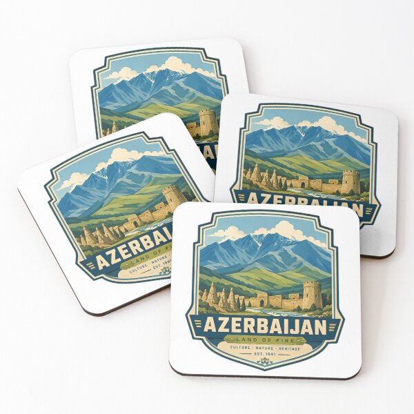 Item preview, Azerbaijan Land Of Fire Culture Nature Heritage Travel Souvenir Patriotism designed and sold by Simsimah26Parks.
