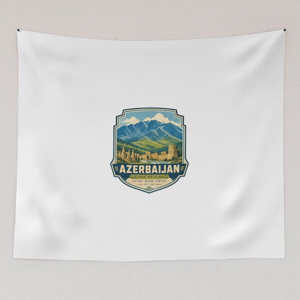 Item preview, Azerbaijan Land Of Fire Culture Nature Heritage Travel Souvenir Patriotism designed and sold by Simsimah26Parks.