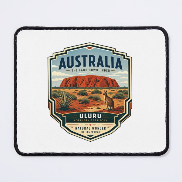 Item preview, Australia The Land Down Under Uluru Northern Territory Natural Wonder Of The World Travel Souvenir designed and sold by Simsimah26Parks.