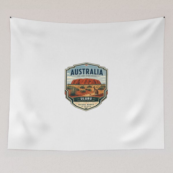Item preview, Australia The Land Down Under Uluru Northern Territory Natural Wonder Of The World Travel Souvenir designed and sold by Simsimah26Parks.