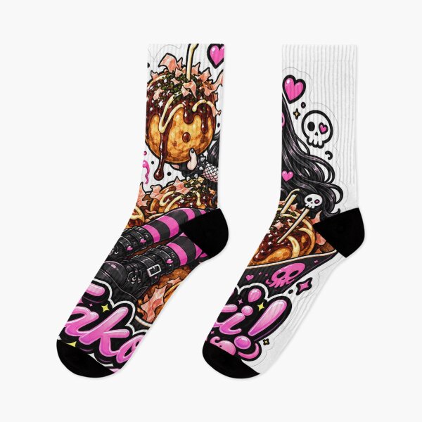 Item preview, Goth Food Gremlin Loves Takoyaki designed and sold by AnnekeJordaan.