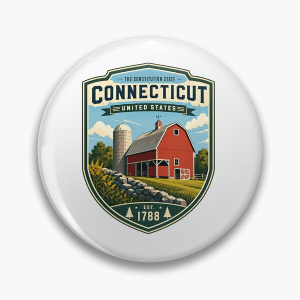 Item preview, The Constitution State Connecticut United States Est. 1788 State Pride New England Travel designed and sold by Simsimah26Parks.
