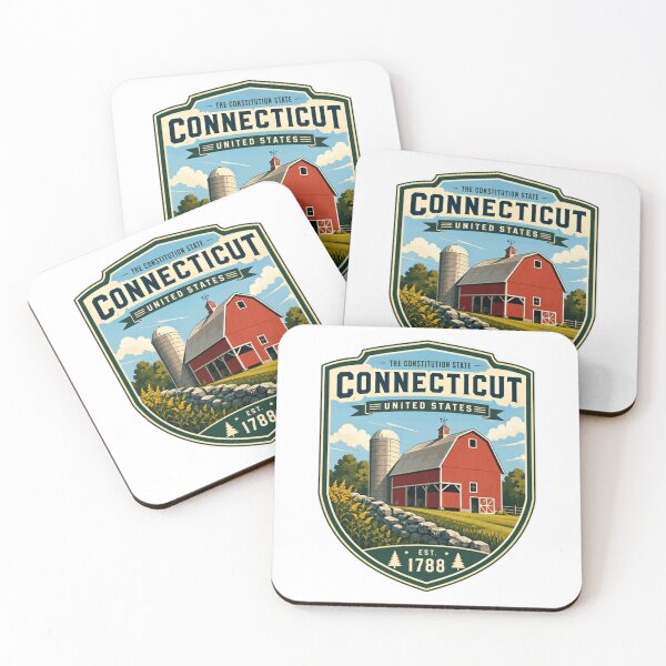 Item preview, The Constitution State Connecticut United States Est. 1788 State Pride New England Travel designed and sold by Simsimah26Parks.