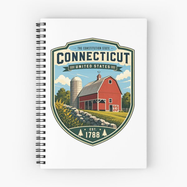 Item preview, The Constitution State Connecticut United States Est. 1788 State Pride New England Travel designed and sold by Simsimah26Parks.