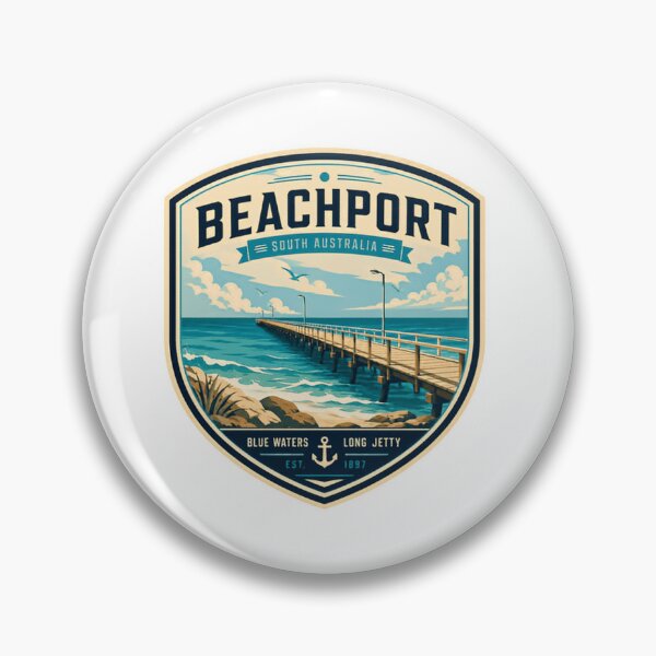 Item preview, Beachport South Australia Blue Waters Long Jetty Est. 1897 Travel Souvenir designed and sold by Simsimah26Parks.