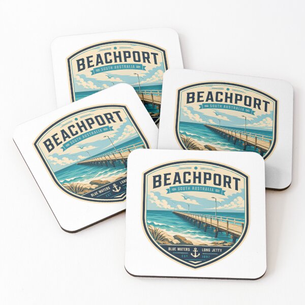 Item preview, Beachport South Australia Blue Waters Long Jetty Est. 1897 Travel Souvenir designed and sold by Simsimah26Parks.