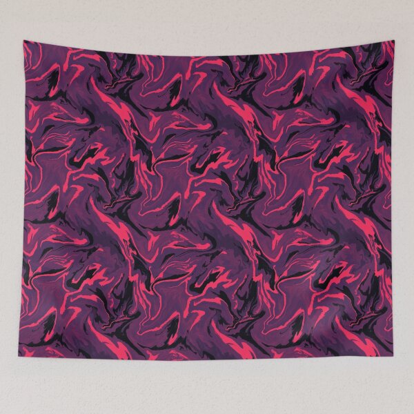 Item preview, Abstract Pink and Purple Liquid Marble Pattern designed and sold by Zaya_art.