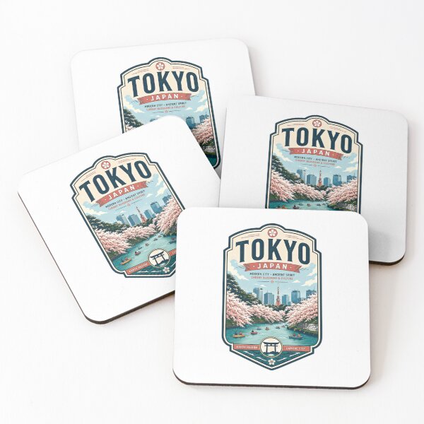 Item preview, Tokyo Japan Modern City Ancient Spirit Cherry Blossoms Culture Kanto Region Capital City designed and sold by Star3NowForMe.