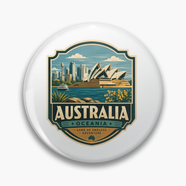 Item preview, Australia Oceania Land Of Endless Adventure Sydney Travel Tourist designed and sold by Simsimah26Parks.