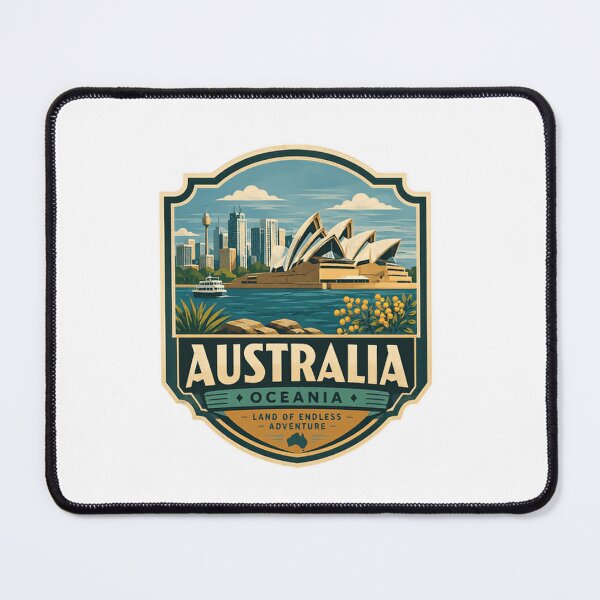 Item preview, Australia Oceania Land Of Endless Adventure Sydney Travel Tourist designed and sold by Simsimah26Parks.