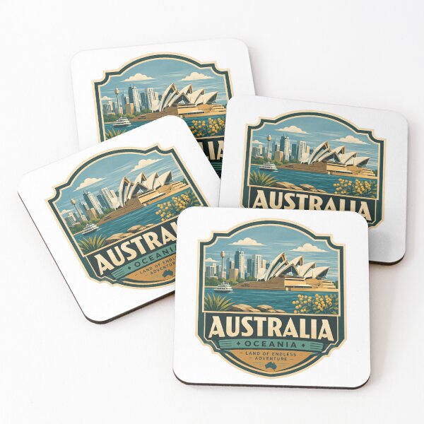 Item preview, Australia Oceania Land Of Endless Adventure Sydney Travel Tourist designed and sold by Simsimah26Parks.