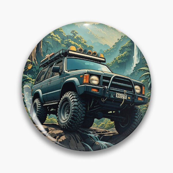 Item preview, Vintage Toyota Hilux Truck Jungle Expedition 4x4 Adventure designed and sold by BorgSpareParts.