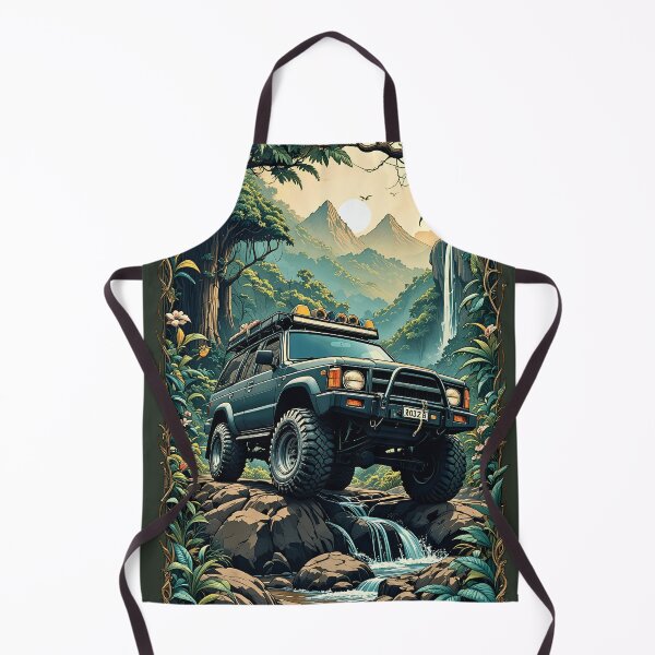 Item preview, Vintage Toyota Hilux Truck Jungle Expedition 4x4 Adventure designed and sold by BorgSpareParts.