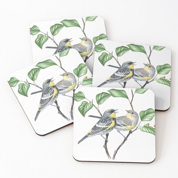 Item preview, Yellow-rumped Warbler, Audubons ( Setophaga coronata auduboni) designed and sold by JadaFitch.