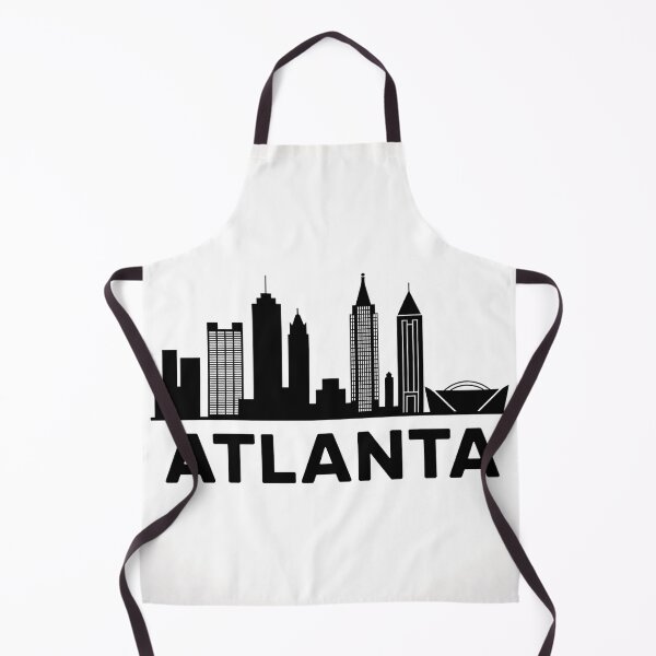 Item preview, Atlanta Skyline Silhouette - Minimalist Illustration - Gift for Travel Lover designed and sold by MoonSkyArt.