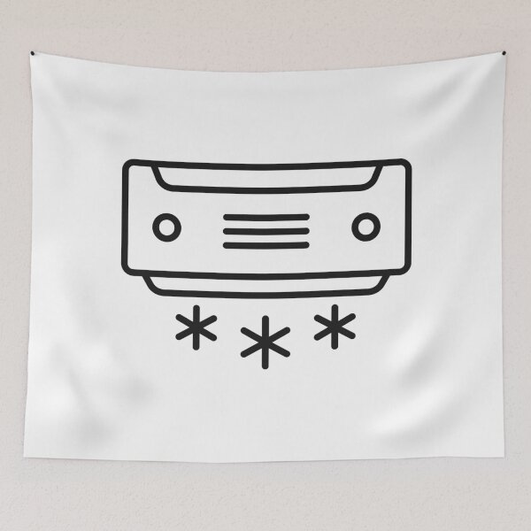Item preview, Air Source Heat Pump Line Icon designed and sold by VectorForge Studio.