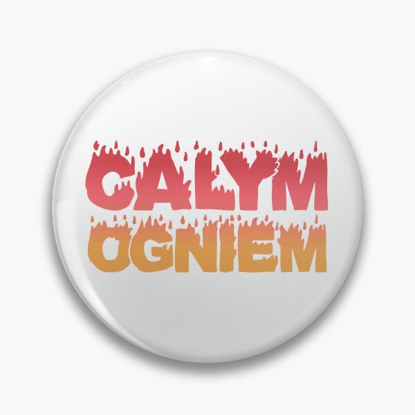 Item preview, "Całym Ogniem" - Polish Bookish Quote Typography designed and sold by Kendresson.