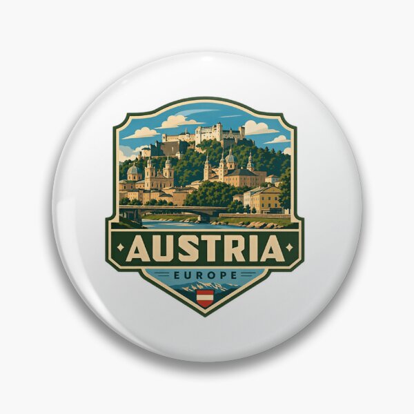 Item preview, Austria Europe Salzburg Travel Vacation Tourist Souvenir designed and sold by Simsimah26Parks.