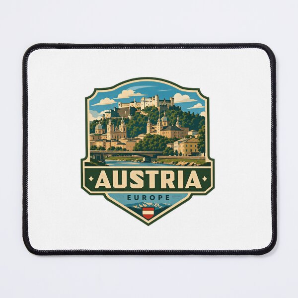 Item preview, Austria Europe Salzburg Travel Vacation Tourist Souvenir designed and sold by Simsimah26Parks.