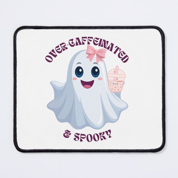 Item preview, Over-Caffeinated & Spooky Cute Pastel Ghost designed and sold by nexelora.