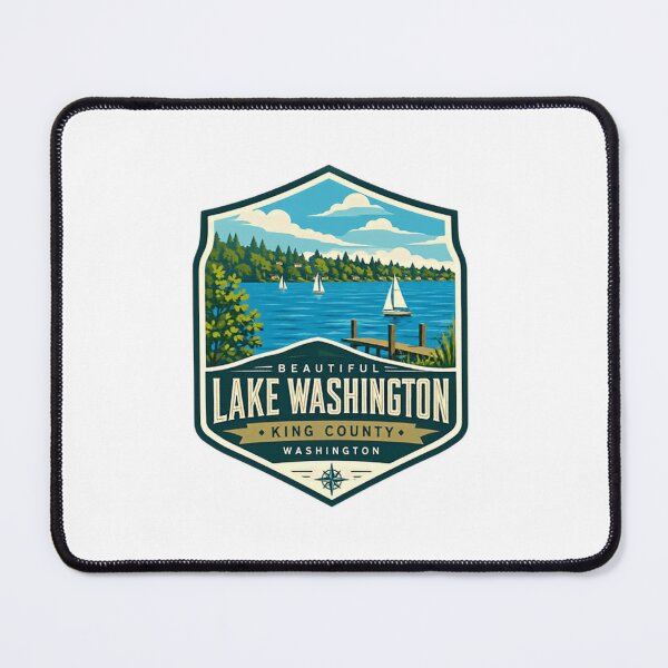 Item preview, Beautiful Lake Washington King County Washington Travel Souvenir Local Resident designed and sold by Simsimah26Parks.