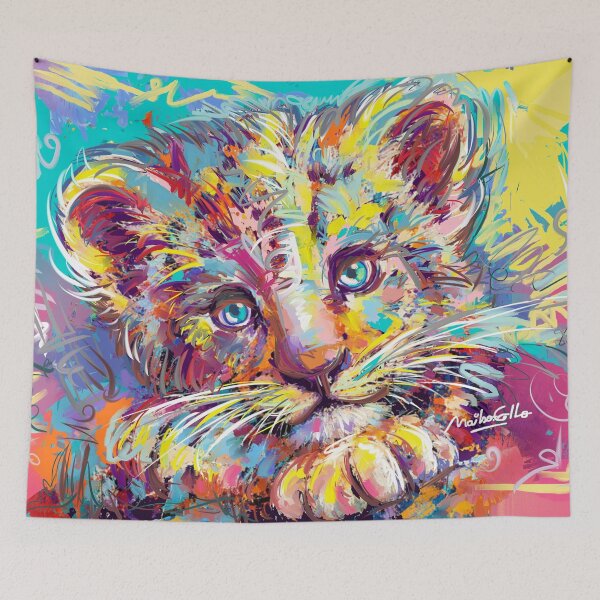 Item preview, Baby lion designed and sold by ArtMailsonCello.