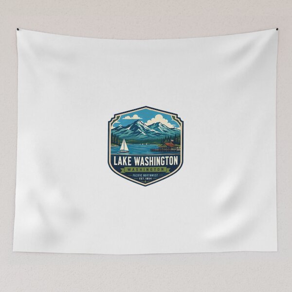 Item preview, Lake Washington Washington Pacific Northwest Est 1854 Local Travel Souvenir designed and sold by Simsimah26Parks.