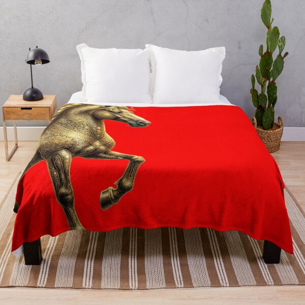 Item preview, Royal Golden Horse Ornamental Art designed and sold by Pawzenix.