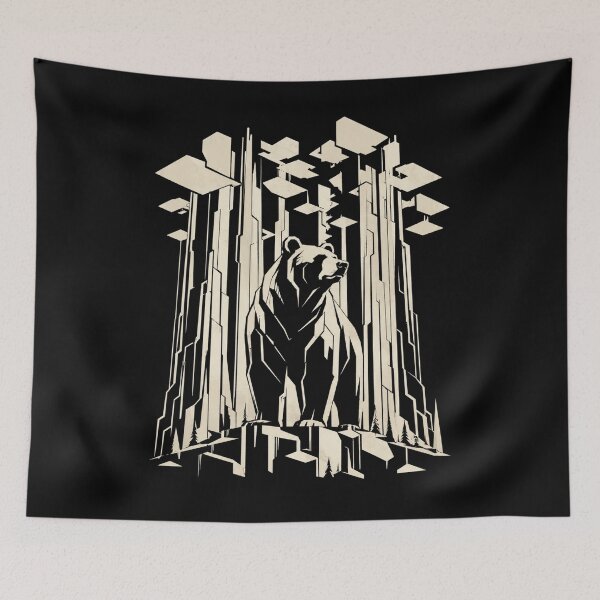 Item preview, Bear In the Redwoods - Forest Streetwear graphic designed and sold by JonelCrafts.