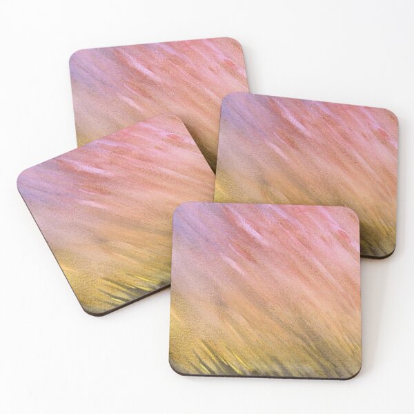 Item preview, Pink Gold Abstract Watercolour Print, Modern Wall Art | The Direction of Light designed and sold by ArithraStudio.