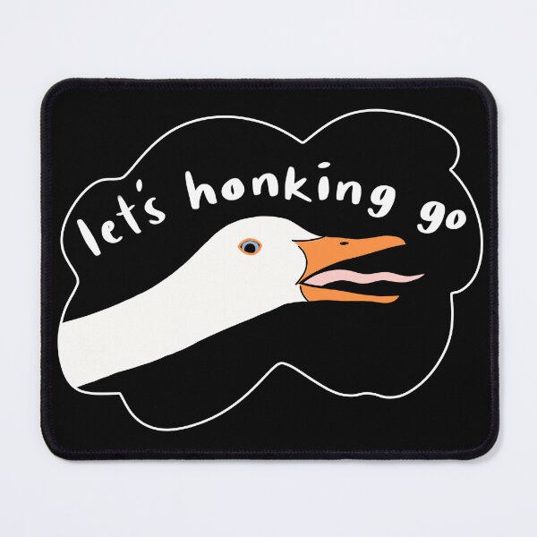 Item preview, Goose “Let’s honking go”, black designed and sold by Shnuch.