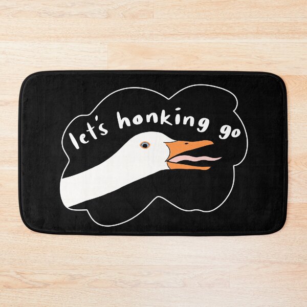 Item preview, Goose “Let’s honking go”, black designed and sold by Shnuch.