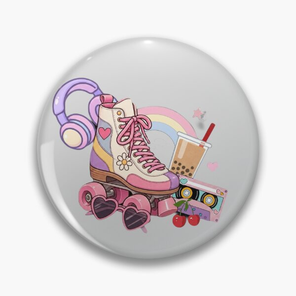 Item preview, Just Keep Rolling Retro Roller Skates designed and sold by A-20rt.