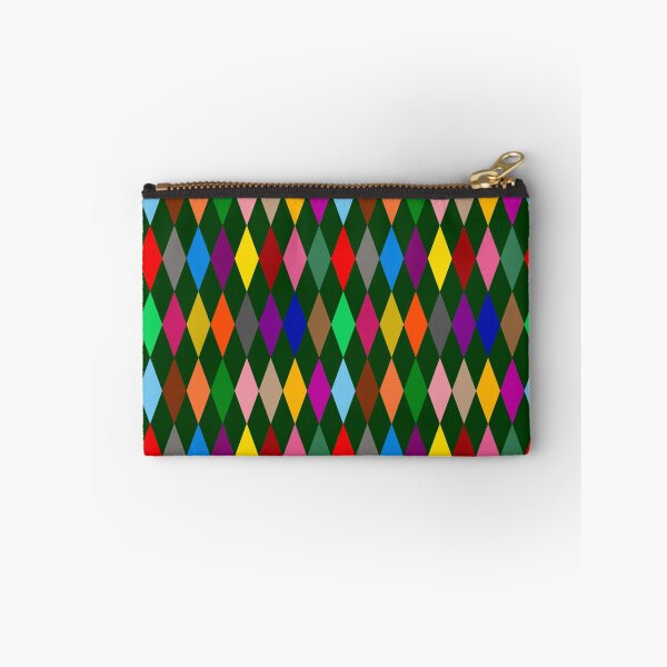 Item preview, Colorful Harlequin Diamonds Design Green  designed and sold by PatternTitan.