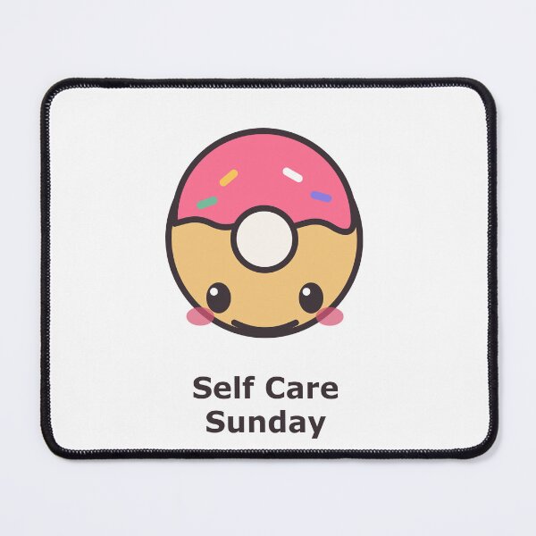 Item preview, Self Care Sunday Donut Sticker designed and sold by DeluluClubCo.