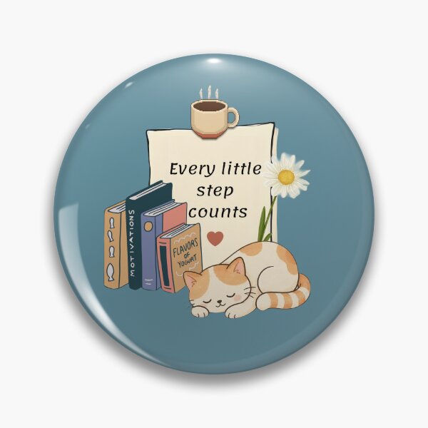 Item preview, Every Little Step Counts Cute Cat designed and sold by A-20rt.
