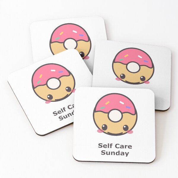 Item preview, Self Care Sunday Donut Sticker designed and sold by DeluluClubCo.